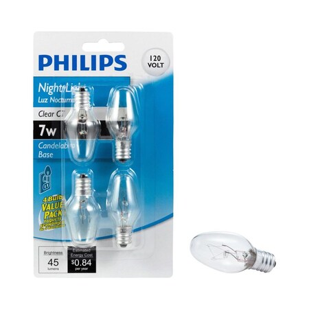 Philips INCDCNT BULB SW C7 7W 415463